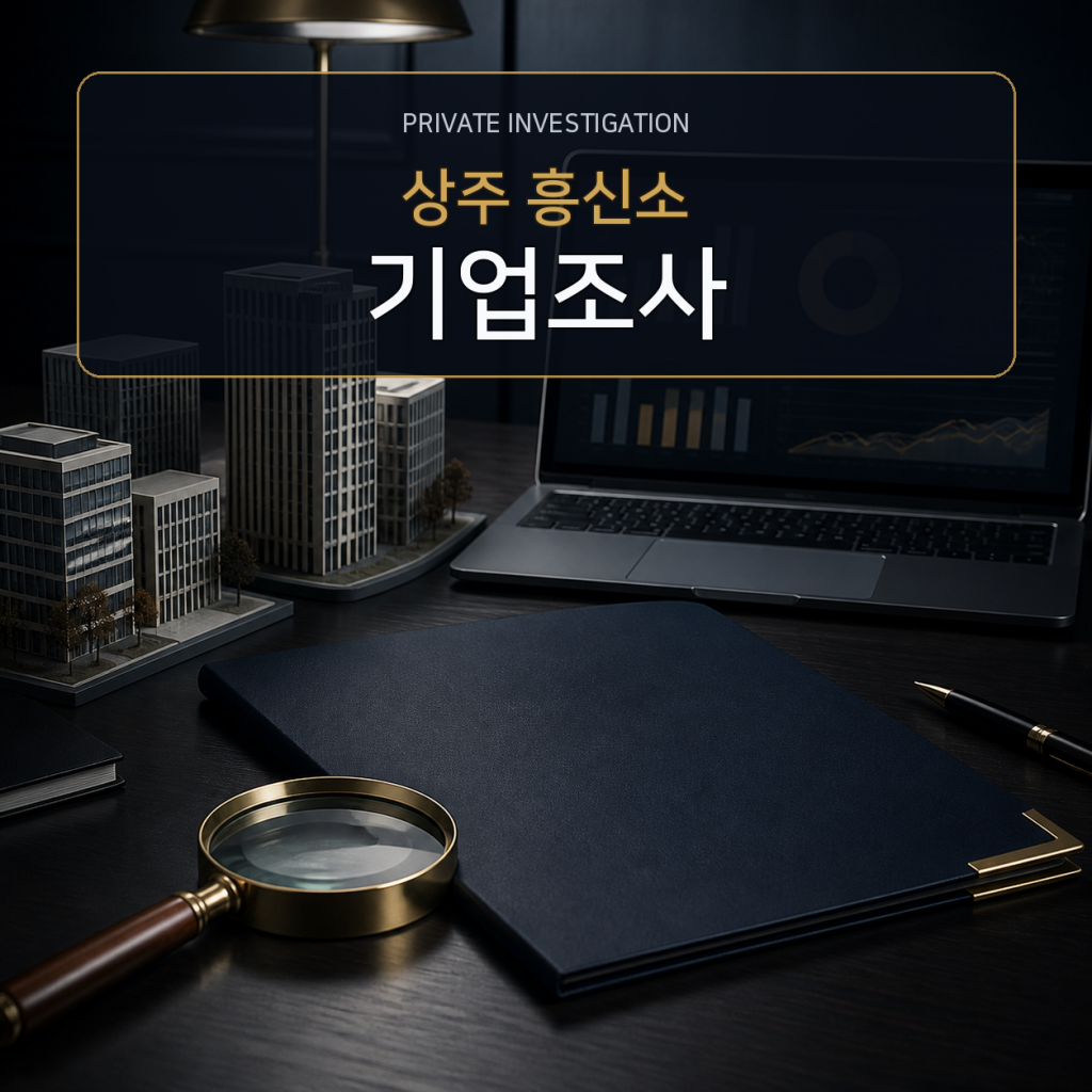 상주 기업·거래처 조사 전문 흥신소